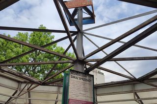 Os. Wandy, Nowa Huta, Kraków. Targowisko