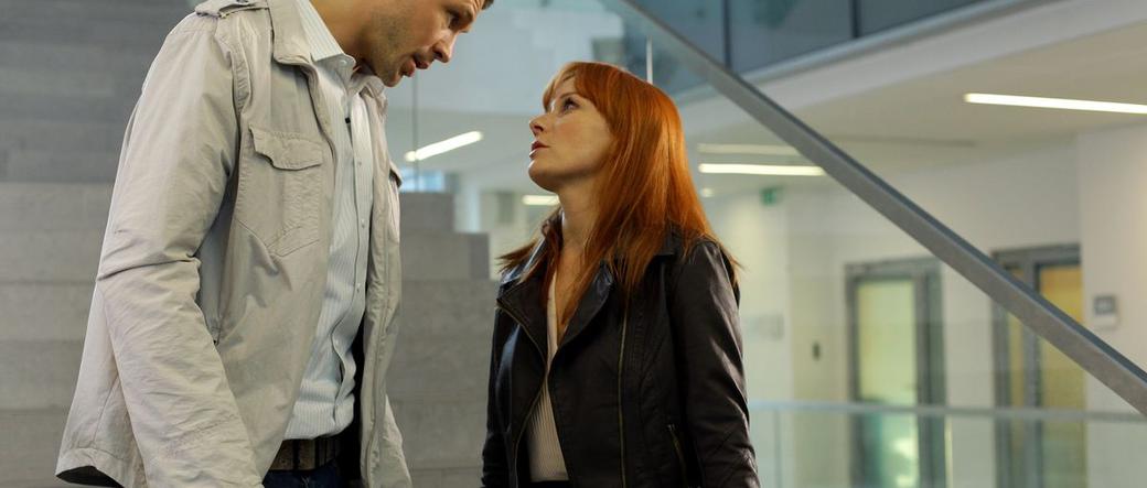 M jak miłość odc. 1039. Tomek (Andrzej Młynarczyk), Agnieszka (Magdalena Walach)