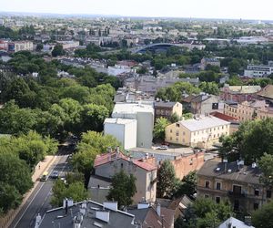 Panorama Lublina z najwyższego punktu widokowego w mieście - Wieży Trynitarskiej