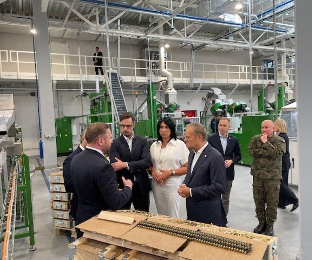 Premier Donald Tusk w Mesko 