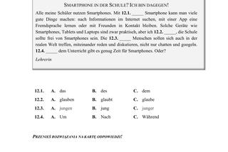 Egzamin ósmoklasisty 2020 - język niemiecki [ARKUSZ CKE]