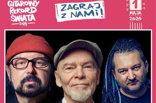 Gitarowy Rekord Świata 2024. Znamy kolejne gwiazdy. Hołdys i Waglewski zagrają „I Ching” we Wrocławiu