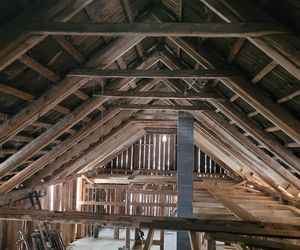 Remont chyży łemkowskiej w Hańczowej