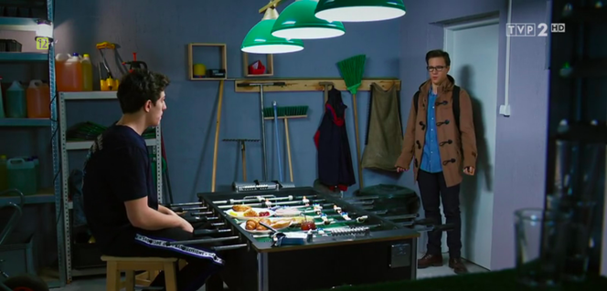 Barwy szczęścia, odc. 2042. Kajtek (Jakub Dmochowski), Justin (Jasper Sołtysiewicz)