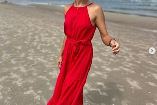 Iwona Rejzner (Dorota z M jak miłość) prywatnie na wakacjach nad Bałtykiem