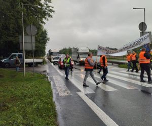 Protest kolejarzy w Czechowicach-Dziedzicach