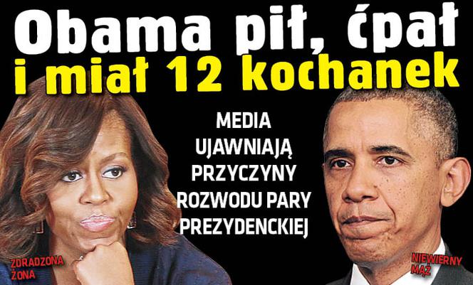 	Obama pił, ćpał i miał 12 kochanek