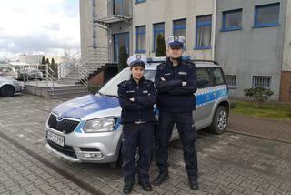 Policjanci z Kępna eskortowali kobietę do szpitala uratowali lub przedłużyli mi życie 
