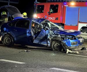 Tragiczny wypadek pod Warszawą. Chciał ominąć psy, roztrzaskał się o słup. Nie żyje