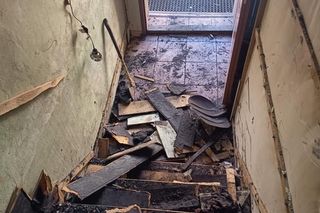 Pożar w Chorzowie zniszczył dom nauczyciela