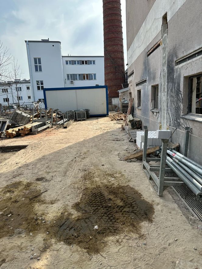 Przebudowa kina Tęcza (marzec 2025)