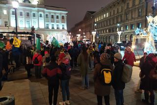 Protest klimatyczny w Warszawie