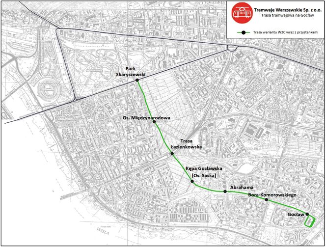 Tramwaj na Gocław coraz bliżej.