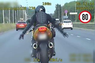 Policja pokazała oburzające nagrania z motocyklistami