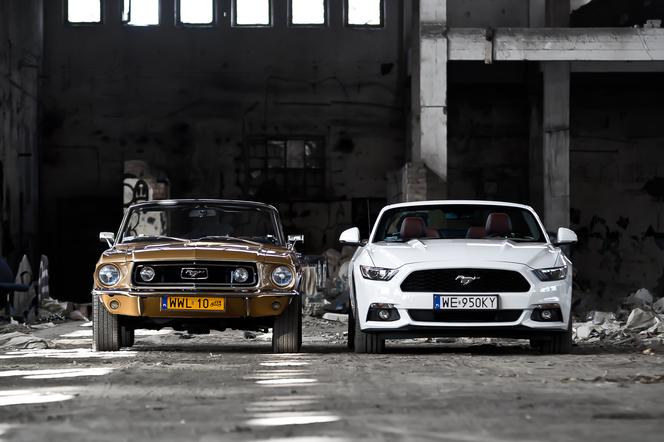 Ford Mustang Convertible 1968 & Ford Mustang Convertible 2015