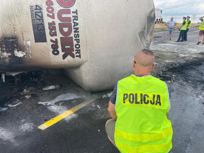 Wypadek na DK1 w Bogusławicach