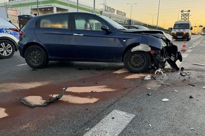 Tragiczny wypadek w Mikołowie. Kierowca spłonął w samochodzie 