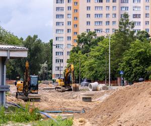 Budowa tramwaju na Stegny w Warszawie