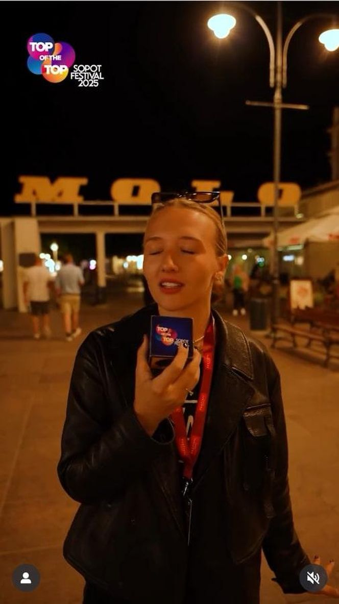 Wnuczka Grażyny Szapołowskiej podbiła Sopot! Pokazała kulisy festiwalu