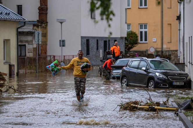 Czechy, powódź.