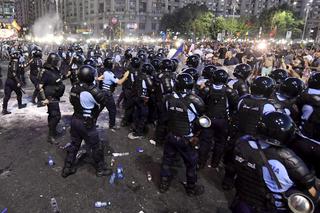 Protest w Rumunii przeciwko rządowi