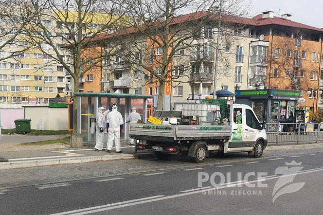 Ponad sto przystanków zostanie zdezynfekowanych w Policach obok Szczecina