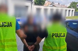 Ruszył z szablą na policjantów! Miał też granaty