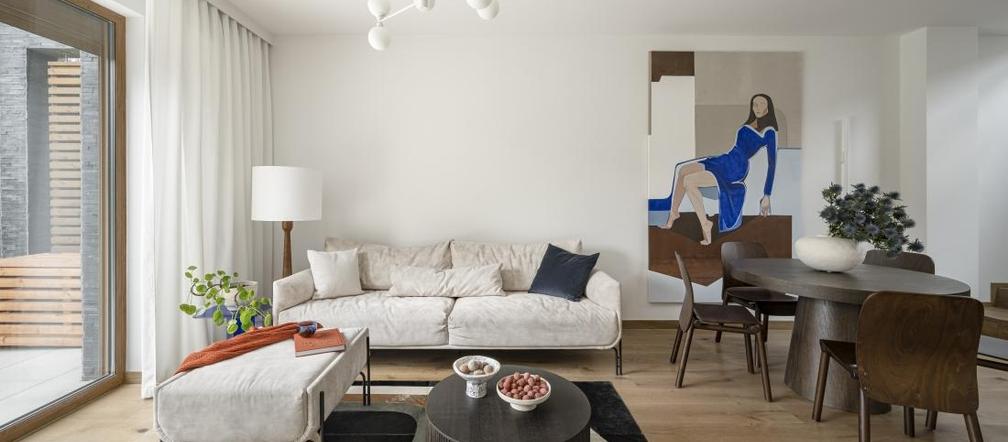 Styl Bauhaus we wnętrzu. Zobacz nowoczesny apartament dla pary