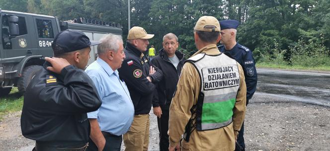 Wypadek w pobliżu Konotopu  - autobus z tirem 