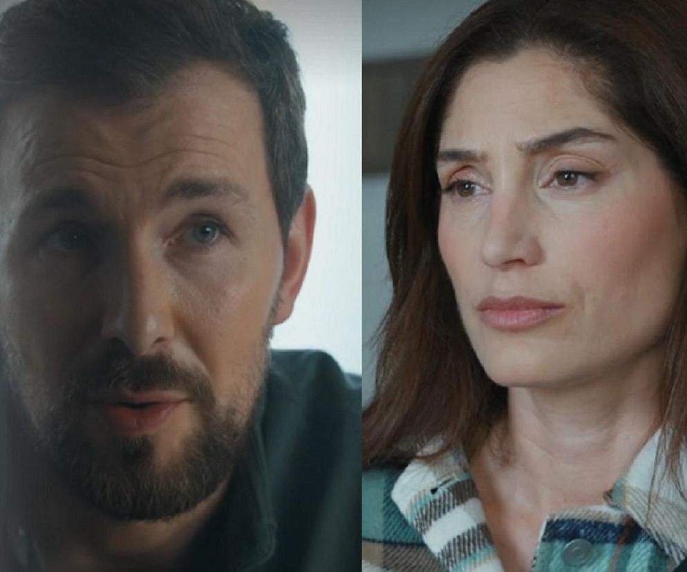 Zgromadzone kadry przedstawiają zbliżenia twarzy Oriny Krajewskiej jako Celiny Brońskiej oraz Oskara Stoczyńskiego wcielającego się w komisarza Kodura z serialu Barwy szczęścia, co doskonale odzwierciedla napiętą atmosferę przesłuchania, o której przeczytasz więcej na Super Seriale.