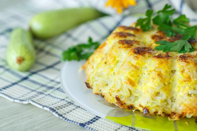 Ryżowa babka z cukinią lub kabaczkiem