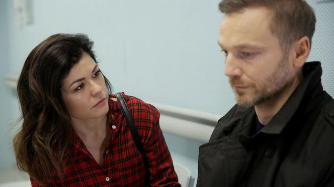 M jak miłość odc. 1437. Andrzej Budzyński (Krystian Wieczorek), Kinga (Katarzyna Cichopek)