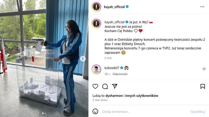 Wybory Prezydenckie 2025: Tak głosują gwiazdy w drugiej turze! Kayah