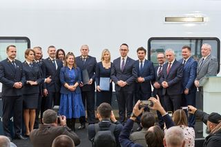 Podpisania kontraktu Alstom