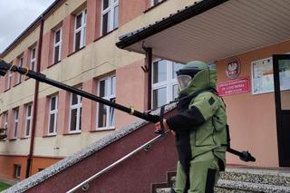 Ćwiczenia w szkole w Mścicach