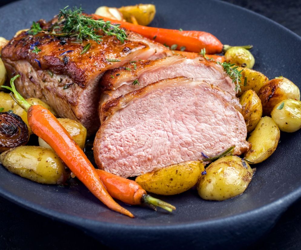 Schab wolno pieczony