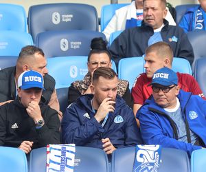 Kibice na meczu Ruch Chorzów - ŁKS