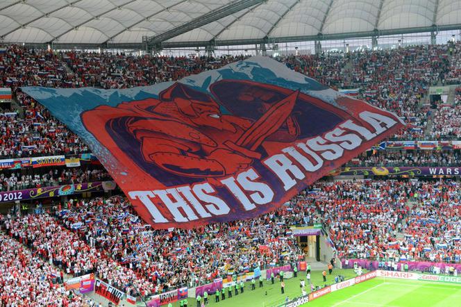 Polska - Rosja, flaga, This is Russia, EURO 2012