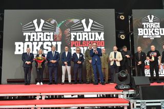 Andrzej Gołota na otwarciu V Forum Polskiego Boksu w Kielcach