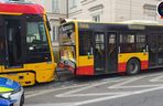 Zderzenie tramwajów i autobusu w Warszawie 18.11.2025