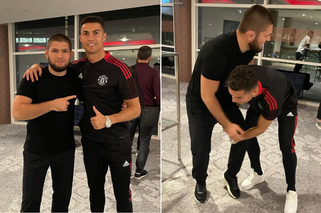 Cristiano Ronaldo spotkał Khabiba Nurmagomedova i... niewielu ma tyle odwagi, aż włosy stają dęba [ZDJĘCIA]