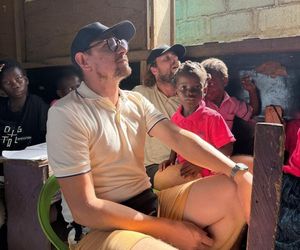 Łukasz Lis w Afryce