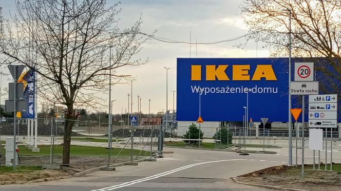 Budowa sklepu IKEA w Szczecinie - kwiecień 2021