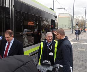 Otwarcie nowej zajezdni tramwajowej oraz pierwsza przejażdżka nową linią tramwajową na Pieczewo