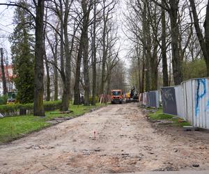 Remont parku Planty. Nie było dostępu do słynnej białostockiej toalety