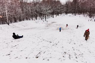 Tor saneczkowy reaktywowany w parku Kościuszki w Katowicach