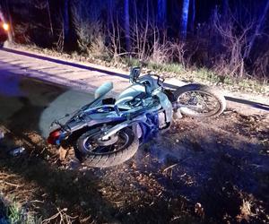 Powiat łosicki: śmiertelny wypadek motocyklisty w Mierzwicach-Kolonii