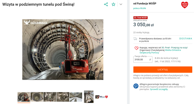 Wizyta w podziemnym tunelu pod Świną