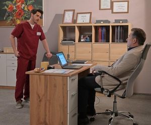 Pierwsza miłość odc. 4018. Kacper (Damian Kulec), Jakub Wenerski (Przemysław Sadowski)