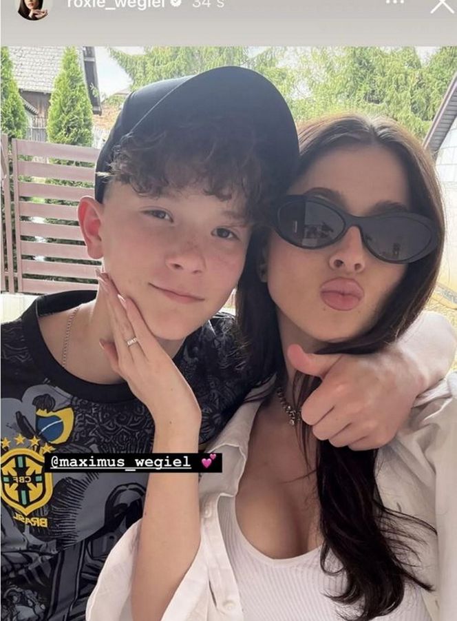 Roksana Węgiel z bratem na koncercie! Wygląda jak Roxie na Eurowizji Junior 2018. 